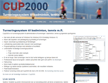 Tablet Screenshot of cup2000.dk